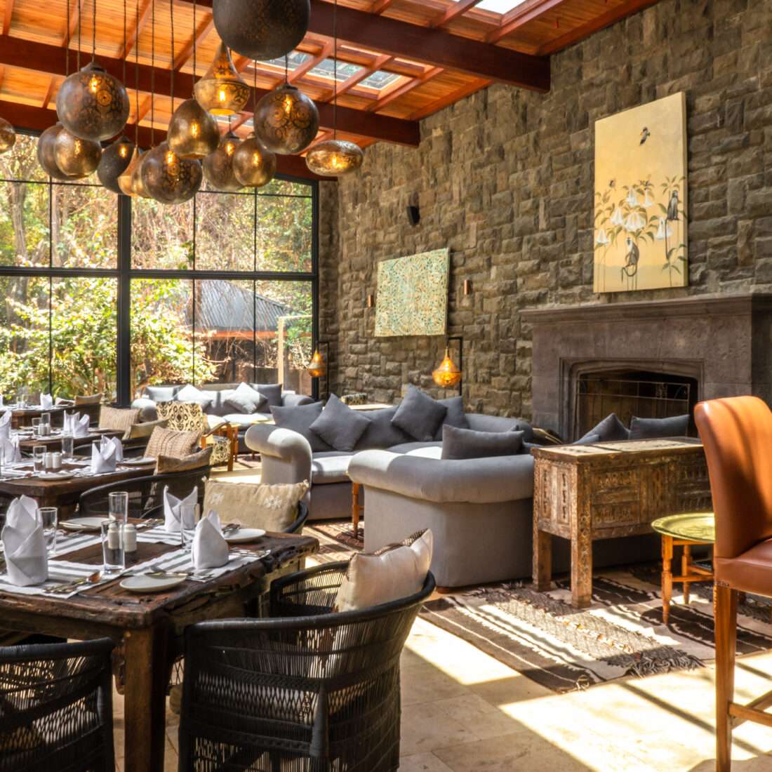 Relax and Dine at Hattons Lounge Karen Blixen Coffee Garden