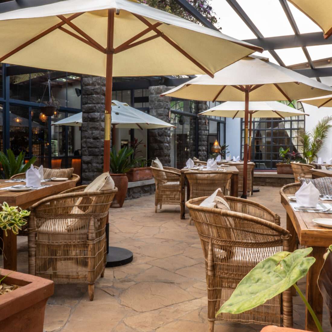 Relax and Dine at Hattons Lounge Karen Blixen Coffee Garden